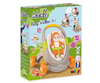 Minikiss 3 In 1 Animal Baby Walker