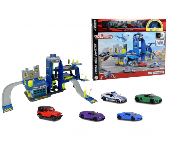 Creatix Police Playset+5 vehicles Creatix Police Playset+5 vehicles