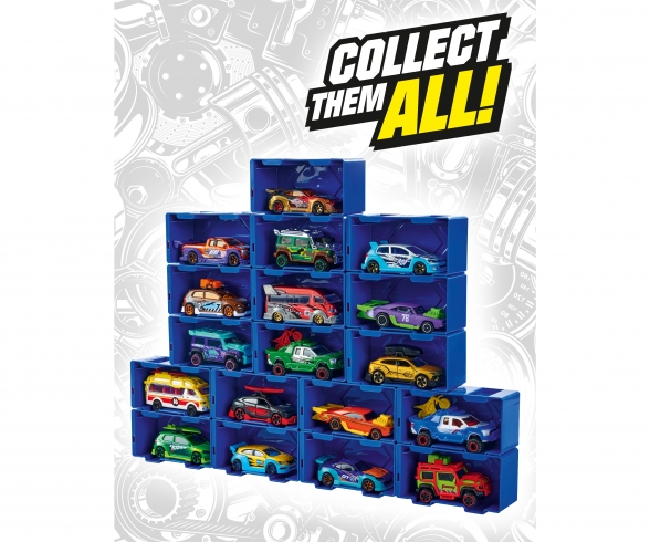 Tune Ups 4er Set mit 28 Überraschungen, 4 von 18 Autos zum Tunen im Überraschungspack Tune Ups 4er Set mit 28 Überraschungen, 4 von 18 Autos zum Tunen im Überraschungspack