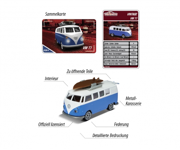 VW T1 with surfboard VW T1 with surfboard