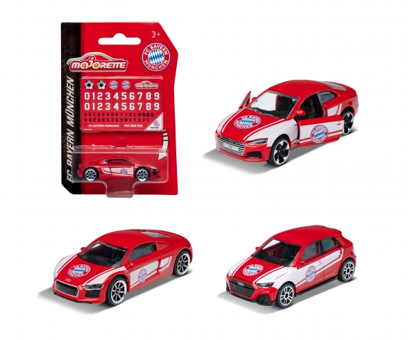 FC Bayern München Premium Car inkl. Sammelkarte (Zufallsauswahl am Lager - Lieferung 1 Stück) FC Bayern München Premium Car inkl. Sammelkarte (Zufallsauswahl am Lager - Lieferung 1 Stück)
