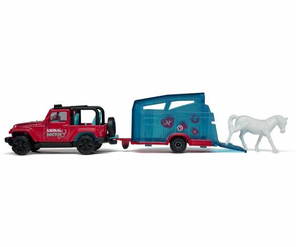 Jeep Wrangler with Horse Trailer Jeep Wrangler with Horse Trailer