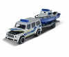 Mercedes-AMG G 63 with police boat and trailer Mercedes-AMG G 63 with police boat and trailer