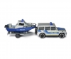 Mercedes-AMG G 63 with police boat and trailer Mercedes-AMG G 63 with police boat and trailer