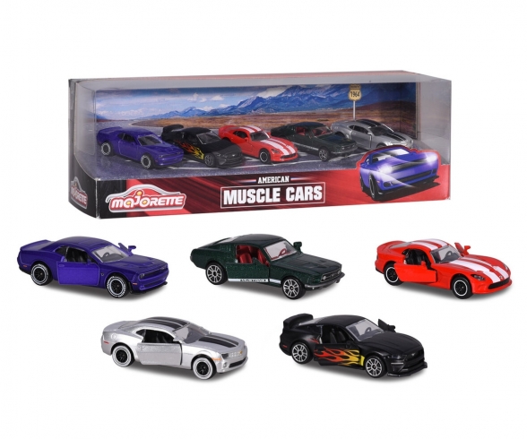 Muscle Cars 5 Pieces Giftpack Muscle Cars 5 Pieces Giftpack