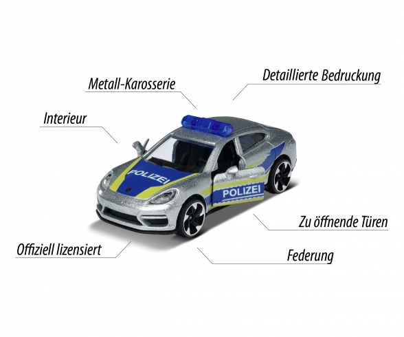 Majorette Porsche Panamera Polizei Majorette Porsche Panamera Polizei