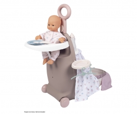 Smoby - Baby Nurse - Poussette Pop - pour Poupons et Poupées - Roues Avant  Orientables et Multidirectionnelles - 251218 : : Jeux et Jouets