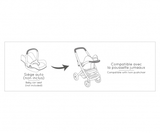 Maxi-Cosi Twin Pushchair Sage