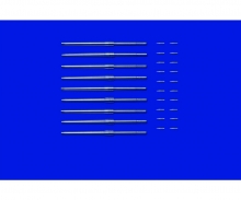 1:350 46cm Gun Barrels & Projectiles Set 1:350 46cm Gun Barrels & Projectiles Set