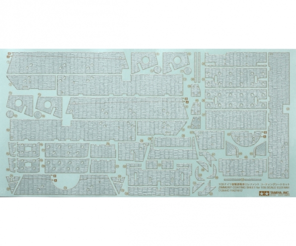 1:35 WWII Zimmerit Sheet Elefant 1:35 WWII Zimmerit Sheet Elefant