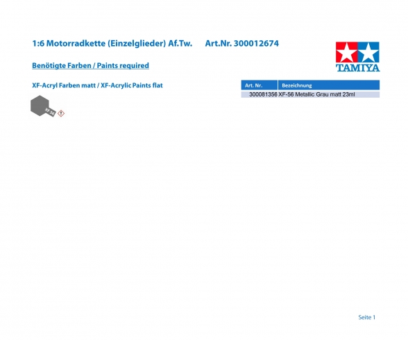 1:6 Motorradkette (Einzelglieder) Af.Tw. 1:6 Motorradkette (Einzelglieder) Af.Tw.