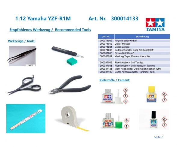 1:12 Yamaha YZF-R1M 1:12 Yamaha YZF-R1M