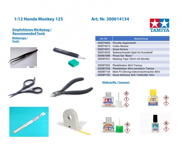 1/12 Honda Monkey 125 1/12 Honda Monkey 125