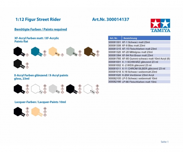 1:12 Fig. Street Rider 1:12 Fig. Street Rider