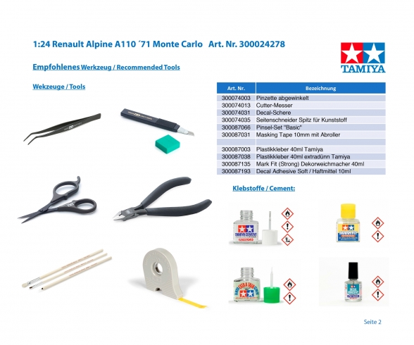 1:24 Renault Alpine A110 ´71 Monte Carlo 1:24 Renault Alpine A110 ´71 Monte Carlo