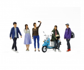 1:24 Fig.-Set Campus Friends II 1:24 Fig.-Set Campus Friends II