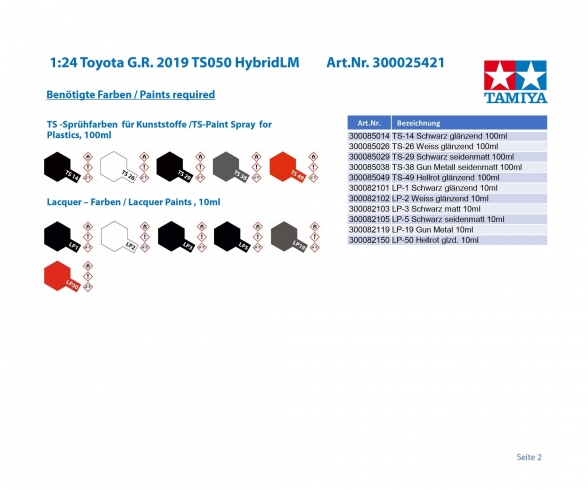 1:24 Toyota G.R. 2019 TS050 Hybrid 1:24 Toyota G.R. 2019 TS050 Hybrid