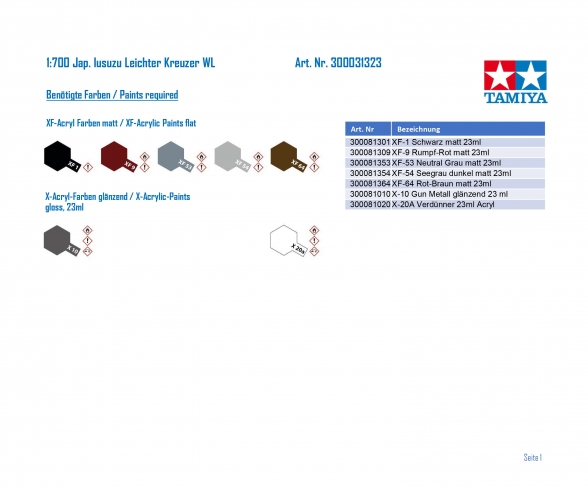1:700 Jap. Iusuzu Leichter Kreuzer WL 1:700 Jap. Iusuzu Leichter Kreuzer WL
