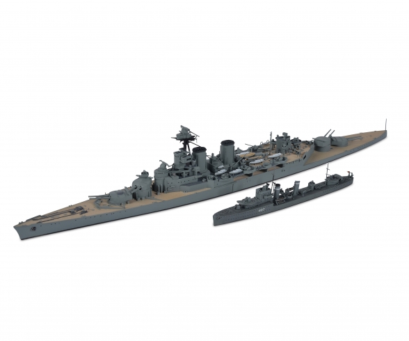 1:700 Brit. Hood & E-Kla.Kreuz./Zerst.WL 1:700 Brit. Hood & E-Kla.Kreuz./Zerst.WL