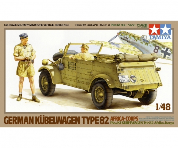 1:48 Ger. Kübelw.Typ82 Pkw.K1 Afrika 1:48 Ger. Kübelw.Typ82 Pkw.K1 Afrika