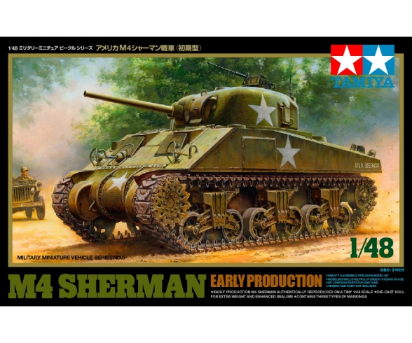1:48 US Med.Tank M4 Sherman earl. 1:48 US Med.Tank M4 Sherman earl.