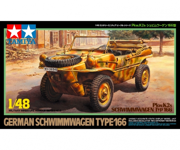 1:48 Ger. Schwimmwagen Typ166 Pkw.K2 1:48 Ger. Schwimmwagen Typ166 Pkw.K2