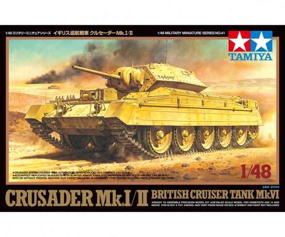 1:48 Brit. Crusader Tank Mk.I&II 1:48 Brit. Crusader Tank Mk.I&II
