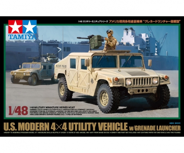 1:48 US Modern 4x4 Utili.Veh.4x4 w/Gren. 1:48 US Modern 4x4 Utili.Veh.4x4 w/Gren.