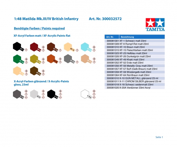 1:48 Matilda Mk.III/IV British Infantry 1:48 Matilda Mk.III/IV British Infantry