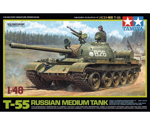 1:48 Rus. Mit. KPz T-55 1:48 Rus. Mit. KPz T-55