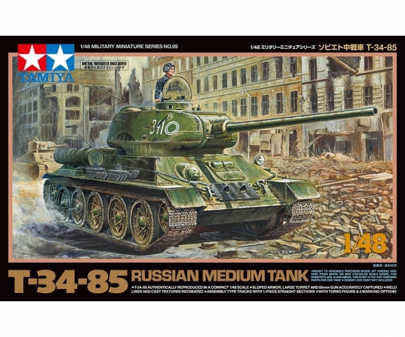 1:48 Rus. Mit. Pz. T-34/85 1:48 Rus. Mit. Pz. T-34/85
