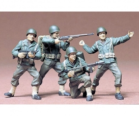 1:35 Figure-Set US Army Infant. (4) 1:35 Figure-Set US Army Infant. (4)