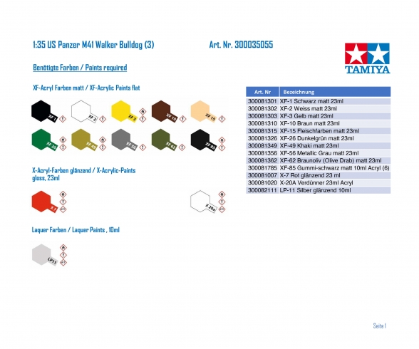 1:35 US Panzer M41 Walker Bulldog (3) 1:35 US Panzer M41 Walker Bulldog (3)