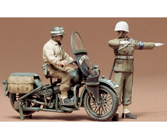 1:35 US Militär Polizei Motorrad (2) 1:35 US Militär Polizei Motorrad (2)