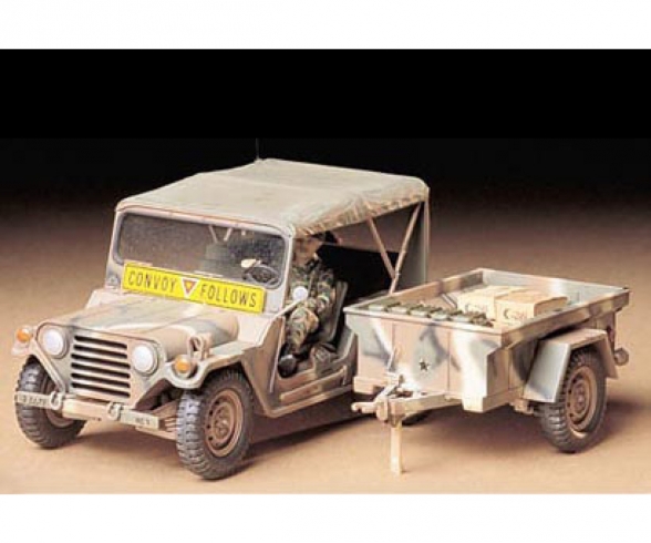 1:35 US M151A2 Ford MUTT m. Anhänger(1) 1:35 US M151A2 Ford MUTT m. Anhänger(1)