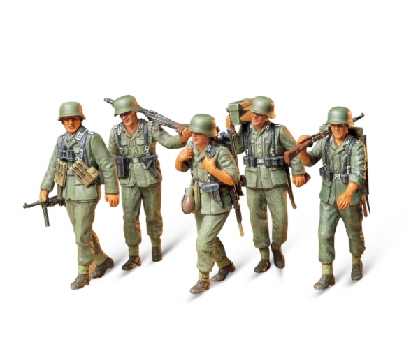 1:35 WWII Fig.-Set MG-Trupp i.Manöver(5) 1:35 WWII Fig.-Set MG-Trupp i.Manöver(5)