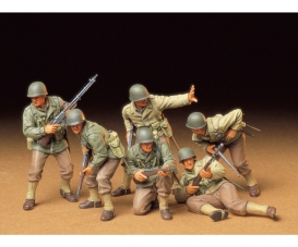 1:35 Fig-Set US Infantry Assault (6) 1:35 Fig-Set US Infantry Assault (6)