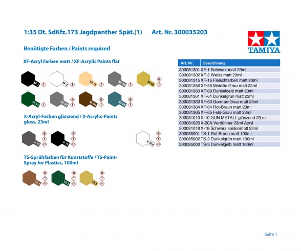 1:35 Ger. SdKfz.173 Jagdpanther Late.(1) 1:35 Ger. SdKfz.173 Jagdpanther Late.(1)
