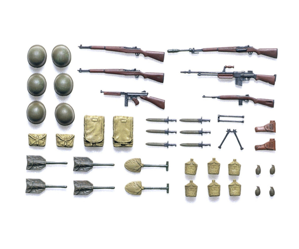 1:35 Diorama-Set WWII US Infant. Waffen 1:35 Diorama-Set WWII US Infant. Waffen