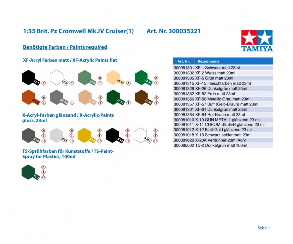 1:35 Brit.Tank Cromwell Mk.IV Cruis.(1) 1:35 Brit.Tank Cromwell Mk.IV Cruis.(1)