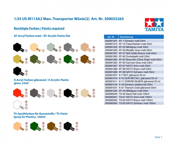 1:35 US M113A2 Personal Carr. Desert (2) 1:35 US M113A2 Personal Carr. Desert (2)