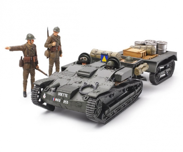 1:35 WWII French Arm. Carrier w/Trai.(4) 1:35 WWII French Arm. Carrier w/Trai.(4)