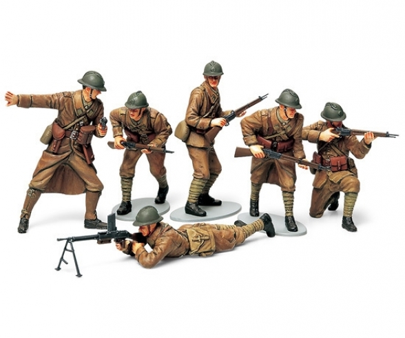1:35 WWII Fig-Set French Infantry (6) 1:35 WWII Fig-Set French Infantry (6)