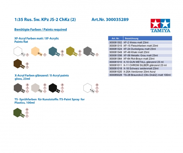 1:35 Rus. Sw. KPz JS-2 ChKz (2) 1:35 Rus. Sw. KPz JS-2 ChKz (2)