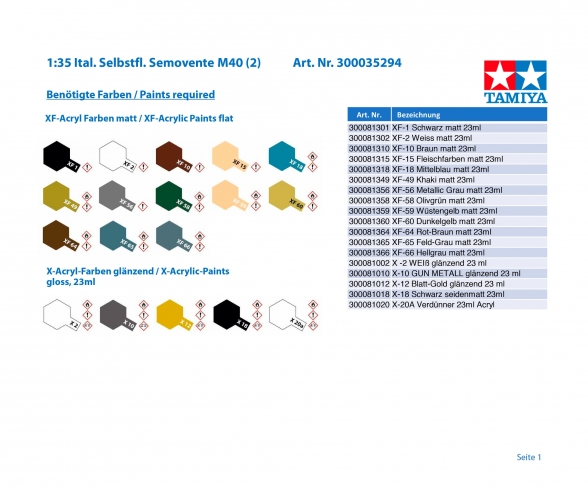 1:35 Ital. Selbstfl. Semovente M40 (2) 1:35 Ital. Selbstfl. Semovente M40 (2)