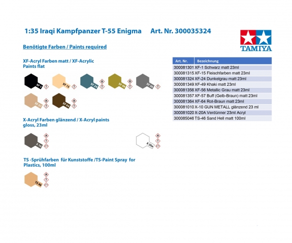 1:35 Iraqi Main Battle Tank T-55 Enigma 1:35 Iraqi Main Battle Tank T-55 Enigma