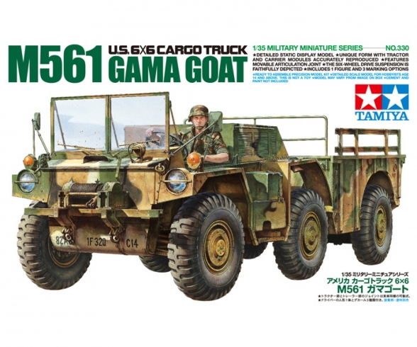 1:35 M561 6x6 Cargo Truck Gama Goat 1:35 M561 6x6 Cargo Truck Gama Goat