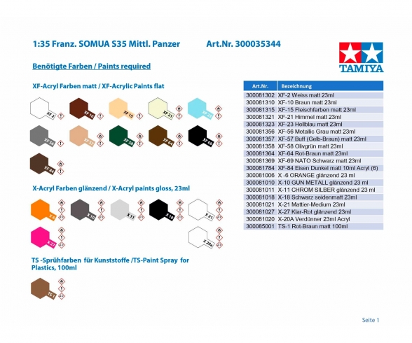 1:35 French Med. Tank SOMUA S35 1:35 French Med. Tank SOMUA S35