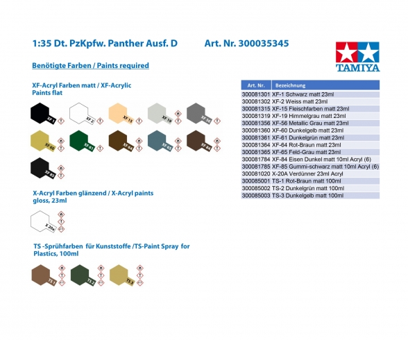 1/35 Panther Ausf.D 1/35 Panther Ausf.D