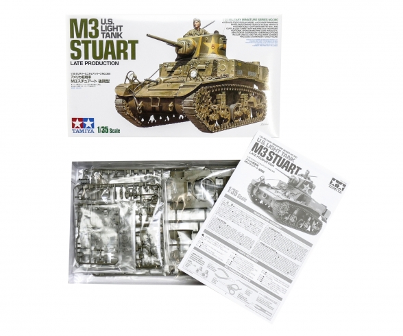 1:35 US M3 Stuart Späte Produktion 1:35 US M3 Stuart Späte Produktion